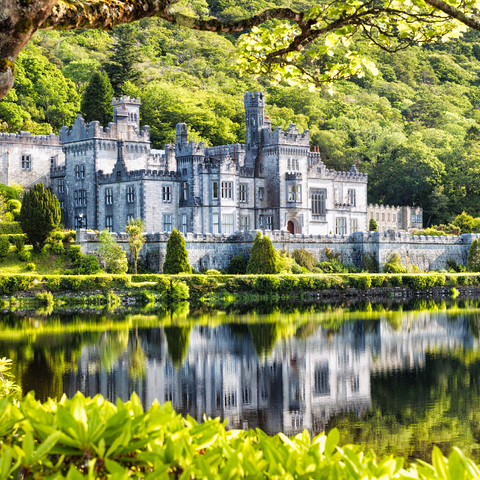 Kylemore Abbey in Connemara, County Galway, Ireland 1000 Jigsaw Puzzle 3D Modell