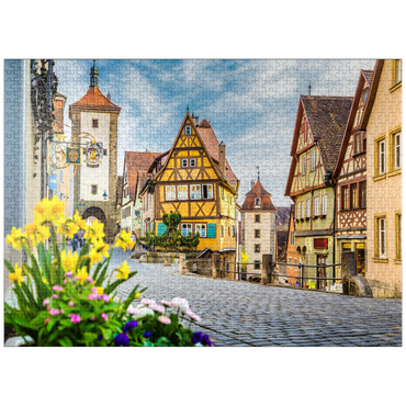 puzzleplate Rothenburg ob der Taube 1000 Jigsaw Puzzle