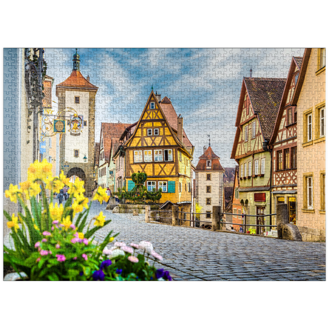 puzzleplate Rothenburg ob der Taube 1000 Jigsaw Puzzle