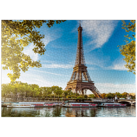 puzzleplate Eiffel Tower, Paris. France 1000 Jigsaw Puzzle