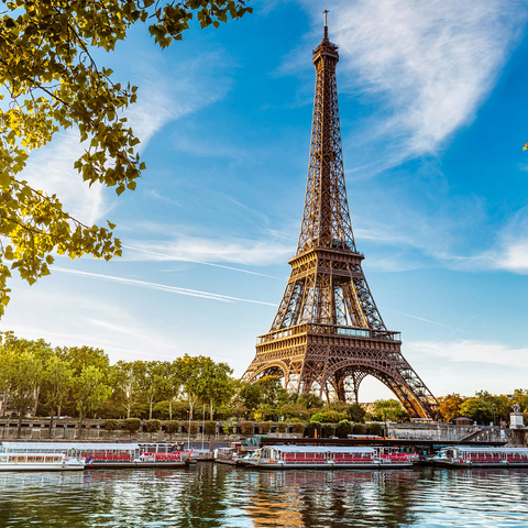 Eiffel Tower, Paris. France 1000 Jigsaw Puzzle 3D Modell