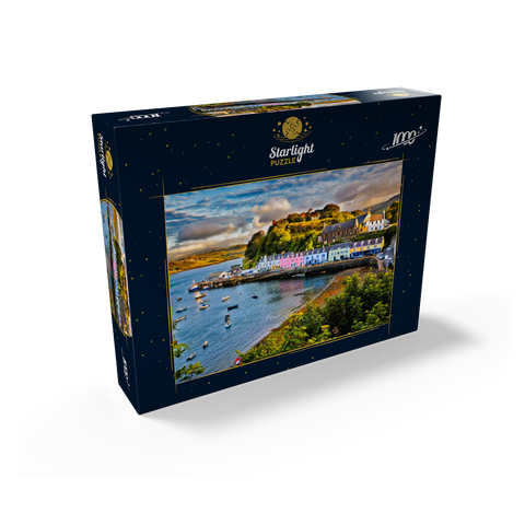 View of Portree before sunset, Isle of Skye, Scotland 1000 Jigsaw Puzzle box view1