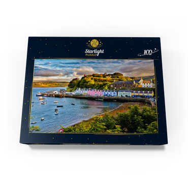View of Portree before sunset Isle of Skye Scotland 100 Jigsaw Puzzle box view1