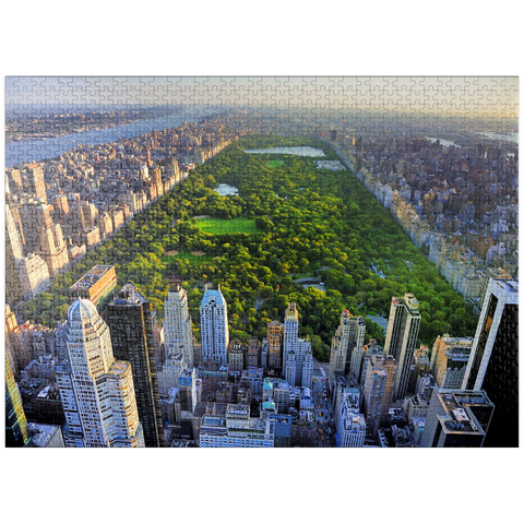 puzzleplate Aerial view of Central Park, Manhattan, New York 1000 Jigsaw Puzzle