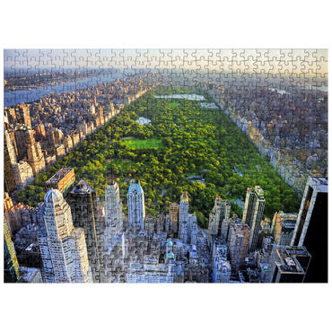puzzleplate Aerial view of Central Park Manhattan New York 500 Jigsaw Puzzle