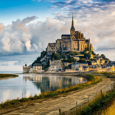 Morning view of Mont Saint-Michel France 100 Jigsaw Puzzle 3D Modell