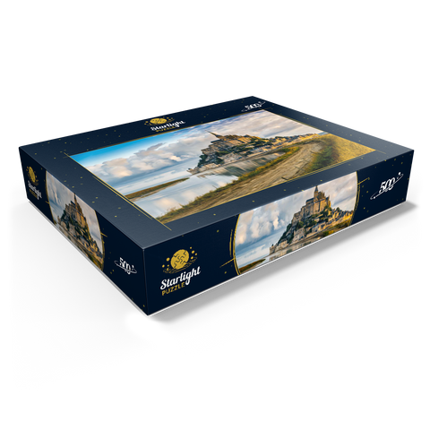 Morning view of Mont Saint-Michel France 500 Jigsaw Puzzle box view1