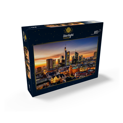 Frankfurt am Main by night Germany 100 Jigsaw Puzzle box view1