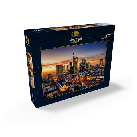 Frankfurt am Main by night Germany 500 Jigsaw Puzzle box view1