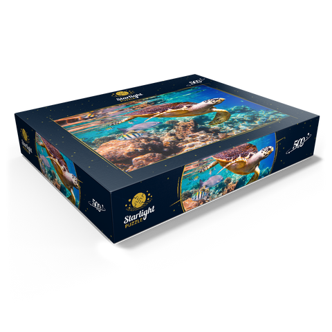 Hawksbill Turtle Maldives 500 Jigsaw Puzzle box view1