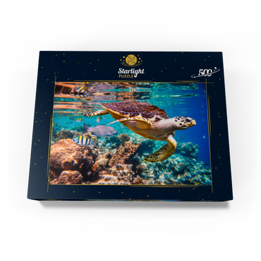 Hawksbill Turtle Maldives 500 Jigsaw Puzzle box view1