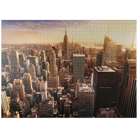 puzzleplate New York City skyline 1000 Jigsaw Puzzle