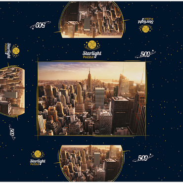 Skyline - New York City 500 Jigsaw Puzzle box 3D Modell
