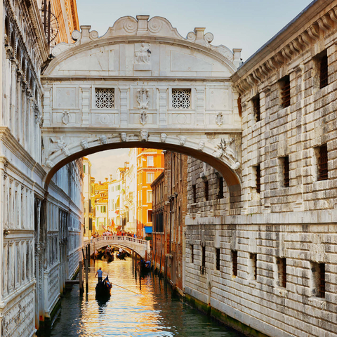 Ponte dei Sospiri (Bridge of Sighs), Venice 1000 Jigsaw Puzzle 3D Modell