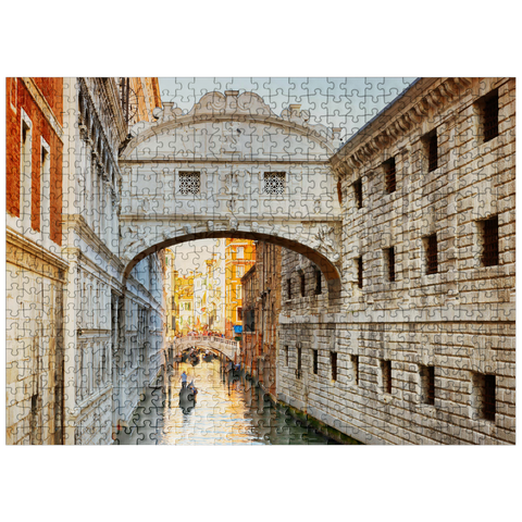 puzzleplate Ponte dei Sospiri Bridge of Sighs Venice 500 Jigsaw Puzzle