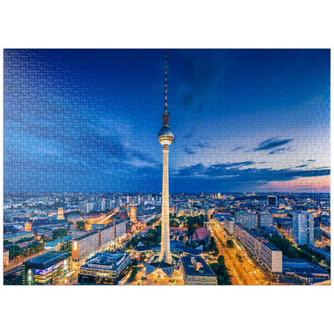 puzzleplate Berlin TV Tower 1000 Jigsaw Puzzle