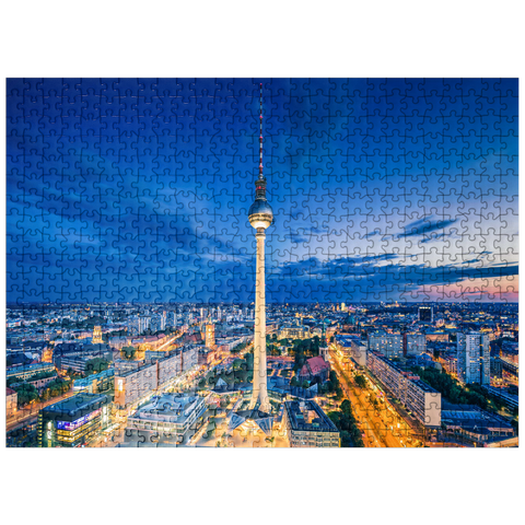 puzzleplate Berlin TV Tower 500 Jigsaw Puzzle