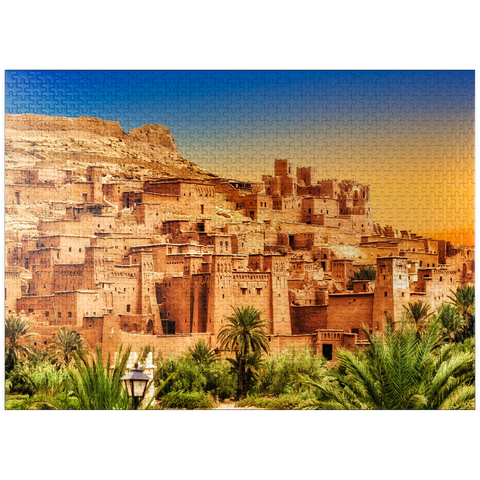 puzzleplate Kasbah Ait Ben Haddou, Morocco 1000 Jigsaw Puzzle