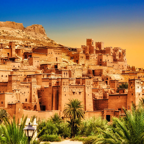 Kasbah Ait Ben Haddou, Morocco 1000 Jigsaw Puzzle 3D Modell