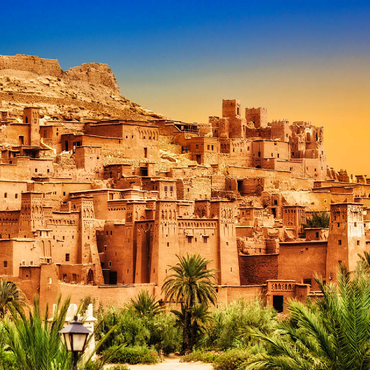 Kasbah Ait Ben Haddou Morocco 100 Jigsaw Puzzle 3D Modell
