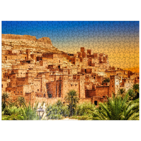 puzzleplate Kasbah Ait Ben Haddou Morocco 500 Jigsaw Puzzle