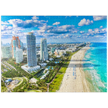 puzzleplate South Beach, Miami Beach, Florida, USA 1000 Jigsaw Puzzle