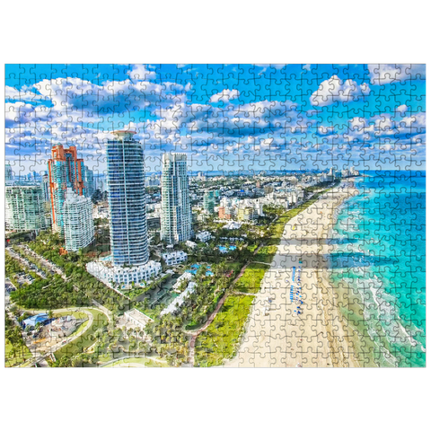 puzzleplate South Beach Miami Beach Florida USA 500 Jigsaw Puzzle