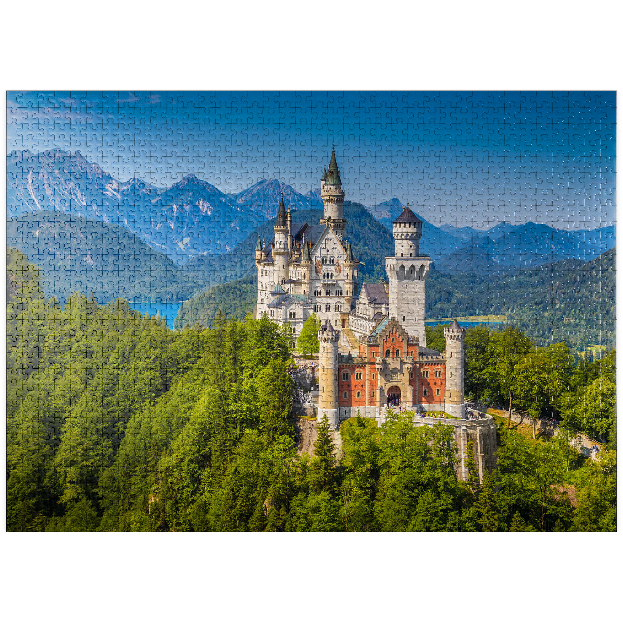 5000 PIÈCES PUZZLE puzzle Ravensburger Neuschwanstein château