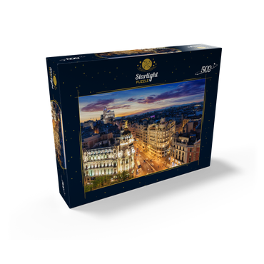 Madrid skyline Spain 500 Jigsaw Puzzle box view1