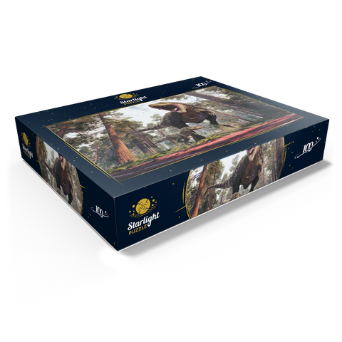 Tyrannosaurus Rex and his cub 100 Jigsaw Puzzle box view1