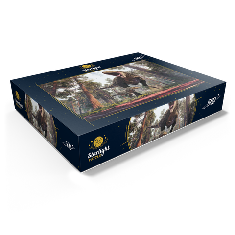 Tyrannosaurus Rex and his cub 500 Jigsaw Puzzle box view1
