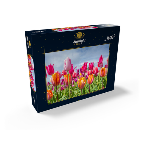 Orange yellow tulip field 1000 Jigsaw Puzzle box view1