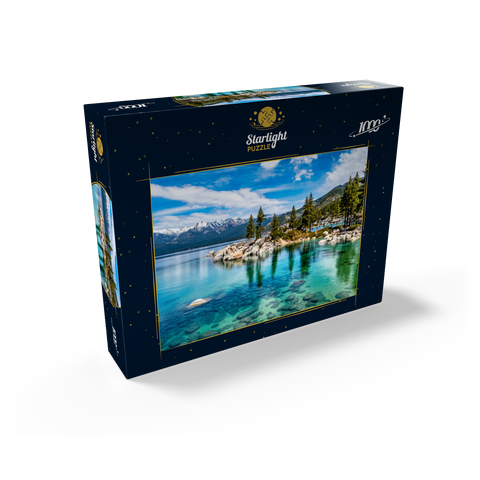 The beautiful crystal clear waters of Lake Tahoe 1000 Jigsaw Puzzle box view1