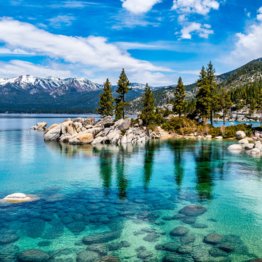 The beautiful crystal clear waters of Lake Tahoe 1000 Jigsaw Puzzle 3D Modell