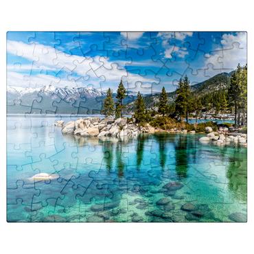 puzzleplate The beautiful crystal clear waters of Lake Tahoe 100 Jigsaw Puzzle