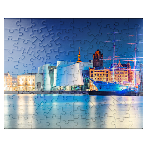 puzzleplate Hanseatic City of Stralsund Mecklenburg-Western Pomerania Germany 100 Jigsaw Puzzle
