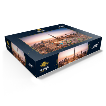 Dubai skyline by night 1000 Jigsaw Puzzle box view1