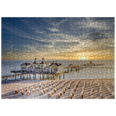 puzzleplate Sellin pier Rügen Island in Germany 500 Jigsaw Puzzle