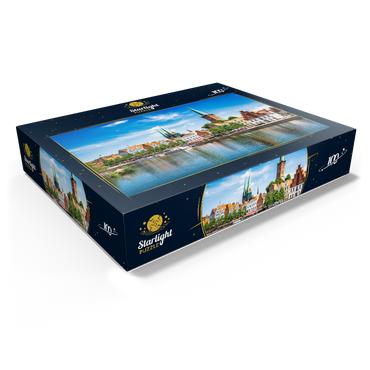 Lübeck with the famous Marienkirche Schleswig-Holstein Germany 100 Jigsaw Puzzle box view1