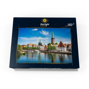 Lübeck with the famous Marienkirche Schleswig-Holstein Germany 500 Jigsaw Puzzle box view1