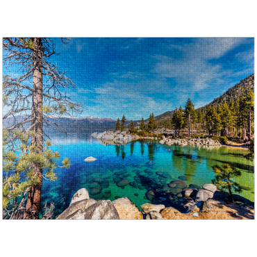 puzzleplate Sand Harbor, Lake Tahoe 1000 Jigsaw Puzzle