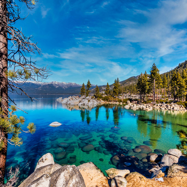 Sand Harbor, Lake Tahoe 1000 Jigsaw Puzzle 3D Modell