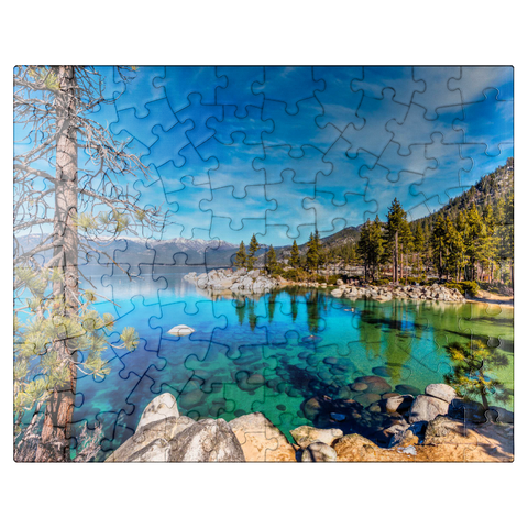 puzzleplate Sand Harbor Lake Tahoe 100 Jigsaw Puzzle