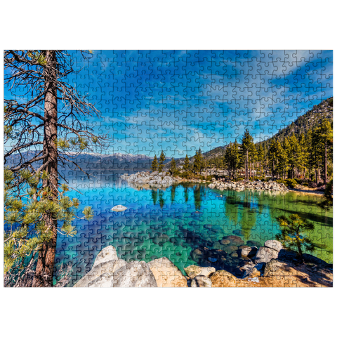puzzleplate Sand Harbor Lake Tahoe 500 Jigsaw Puzzle