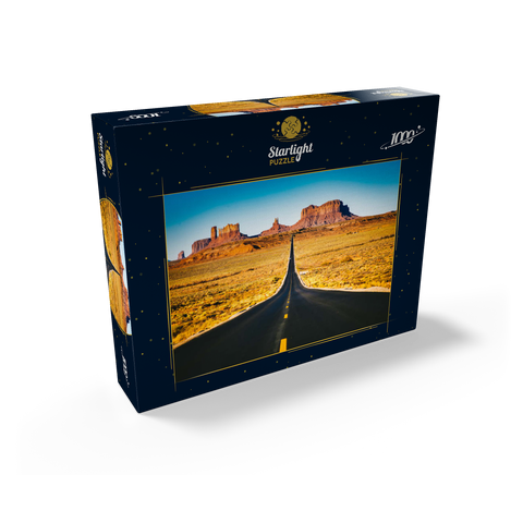 U.S. Route 163, which passes through the famous Monument Valley, Utah, USA 1000 Jigsaw Puzzle box view1