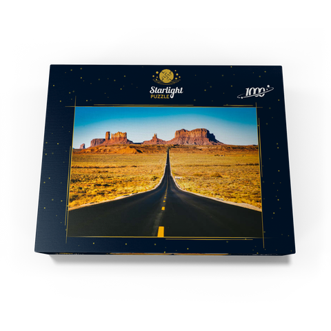 U.S. Route 163, which passes through the famous Monument Valley, Utah, USA 1000 Jigsaw Puzzle box view1