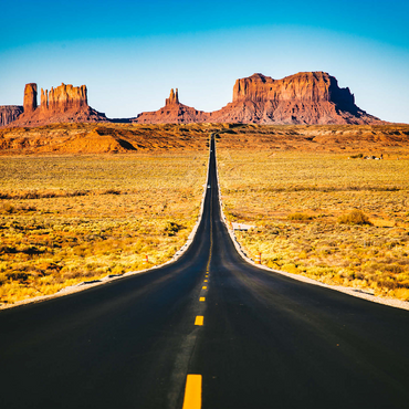 U.S. Route 163, which passes through the famous Monument Valley, Utah, USA 1000 Jigsaw Puzzle 3D Modell
