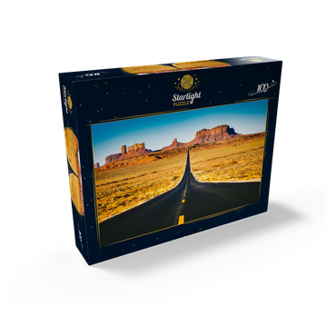 U.S. Route 163 which passes through the famous Monument Valley Utah USA 100 Jigsaw Puzzle box view1