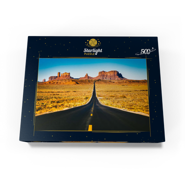 U.S. Route 163 which passes through the famous Monument Valley Utah USA 500 Jigsaw Puzzle box view1