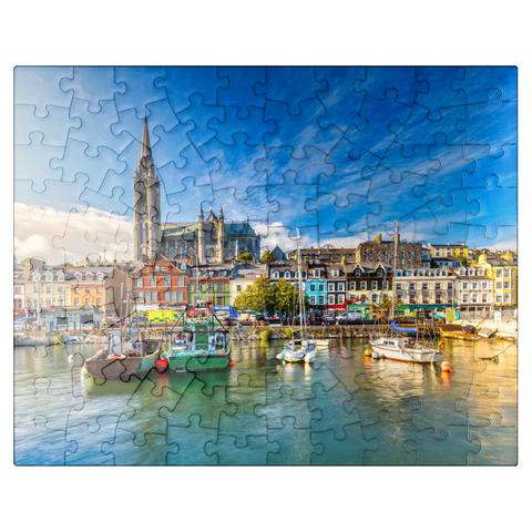 puzzleplate Impression of St. Colmans Cathedral in Cobh near Cork Ireland 100 Jigsaw Puzzle